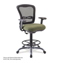 Load image into Gallery viewer, Spice | Armless, Mesh Back Task Stool with Antimicrobial Seat, Footring and Titanium Steel Base