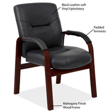 Load image into Gallery viewer, Spencer Collection Guest Chair with Mahogany Frame