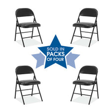 Load image into Gallery viewer, Steel Folding Chairs Steel Folding Chair with Padded Seat and Back
