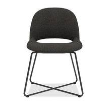 Load image into Gallery viewer, Jola | Fabric Guest Chair with Black Metal Base - Set of 2
