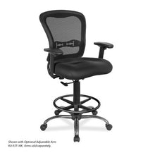 Load image into Gallery viewer, Spice | Armless, Mesh Back Task Stool with Antimicrobial Seat, Footring and Titanium Steel Base
