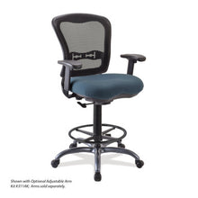 Load image into Gallery viewer, Spice | Armless, Mesh Back Task Stool with Antimicrobial Seat, Footring and Titanium Steel Base
