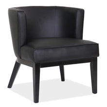 Load image into Gallery viewer, Bowery | Barrel Back Arm Chair with Black Wood Legs
