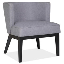 Load image into Gallery viewer, Bowery | Barrel Back Arm Chair with Black Wood Legs
