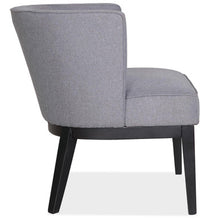 Load image into Gallery viewer, Bowery | Barrel Back Arm Chair with Black Wood Legs
