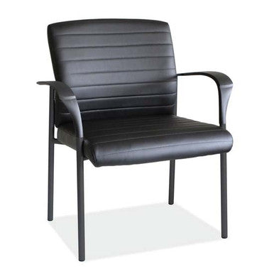 Tate | Guest Arm Chair with Black Frame