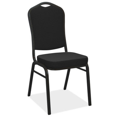 Reese Collection High Back Stacking Banquet Chair With Black Metal Frame