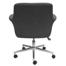 Load image into Gallery viewer, Bolster Collection Mid Back Swivel Chair with 5 Star Chrome Base
