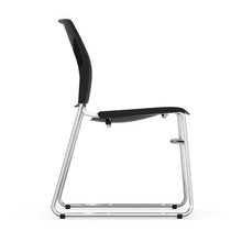 Load image into Gallery viewer, Stacked Seating Armless Stackable Side Chair with Chrome Frame
