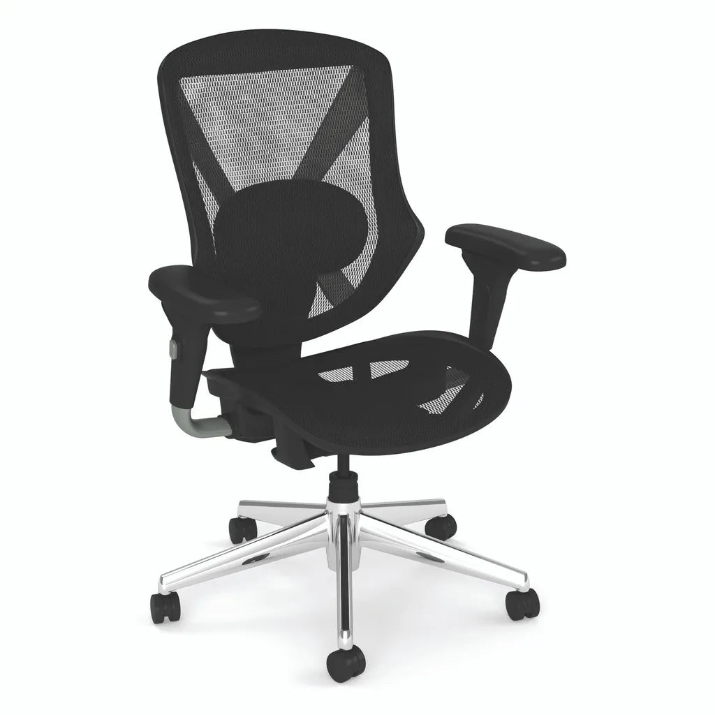 Mid Back All Mesh Task Chair - Chrome